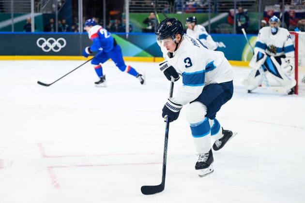 260211 Olli Määttä of Finland in the men s Ice hockey, Eishockey game between Slovakia and Finland during day 5 of the 2026 Winter Olympics on February 11, 2026 in Milan. Photo: Carl Sandin BILDBYRAN kod CS CS0869 ishockey ice hockey Olympic Games, Olympische Spiele, Olympia, OS olympics winter olympics os ol olympiska spel vinter-os olympiske leker milano cortina 2026 milan cortina 2026 milano cortina 2026 olympic games milano cortina 2026 winter olympic games milano cortina-os milano cortina-ol vinter-ol 5 bbeng slovakia slovakien finland *** 260211 Olli Määttä of Finland in the men s ice hockey game between Slovakia and Finland during day 5 of the 2026 Winter Olympics on February 11, 2026 in Milan Photo Carl Sandin BILDBYRAN kod CS CS0869 ishockey ice hockey olympic games olympics winter olympics os ol olympiska spel vinter os olympiske leker milano cortina 2026 milan cortina 2026 milano cortina 2026 olympic games milano cortina 2026 winter olympic games milano cortina os milano cortina ol vinter ol 5 bbeng slovakia slovakien finland  Copyright: CARLxSANDIN BB260211CS071