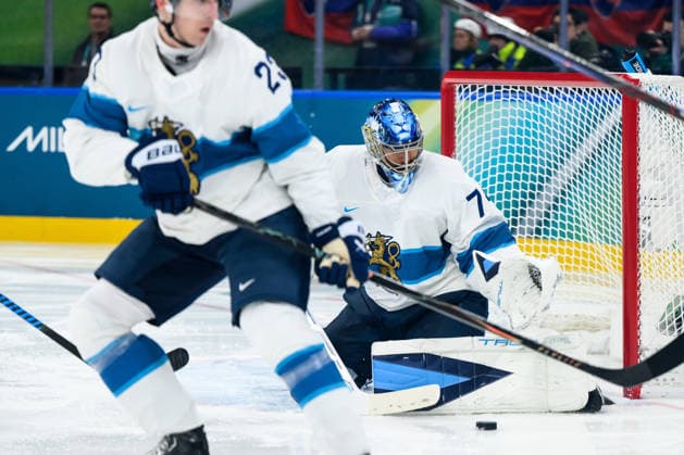 260211 Juuse Saros of Finland in the men s Ice hockey, Eishockey game between Slovakia and Finland during day 5 of the 2026 Winter Olympics on February 11, 2026 in Milan. Photo: Carl Sandin BILDBYRAN kod CS CS0869 ishockey ice hockey Olympic Games, Olympische Spiele, Olympia, OS olympics winter olympics os ol olympiska spel vinter-os olympiske leker milano cortina 2026 milan cortina 2026 milano cortina 2026 olympic games milano cortina 2026 winter olympic games milano cortina-os milano cortina-ol vinter-ol 5 bbeng slovakia slovakien finland *** 260211 Juuse Saros of Finland in the men s ice hockey game between Slovakia and Finland during day 5 of the 2026 Winter Olympics on February 11, 2026 in Milan Photo Carl Sandin BILDBYRAN kod CS CS0869 ishockey ice hockey olympic games olympics winter olympics os ol olympiska spel vinter os olympiske leker milano cortina 2026 milan cortina 2026 milano cortina 2026 olympic games milano cortina 2026 winter olympic games milano cortina os milano cortina ol vinter ol 5 bbeng slovakia slovakien finland  Copyright: CARLxSANDIN BB260211CS072