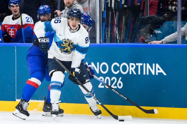 260211 Teuvo Teräväinen of Finland in the men s Ice hockey, Eishockey game between Slovakia and Finland during day 5 of the 2026 Winter Olympics on February 11, 2026 in Milan. Photo: Carl Sandin BILDBYRAN kod CS CS0869 ishockey ice hockey Olympic Games, Olympische Spiele, Olympia, OS olympics winter olympics os ol olympiska spel vinter-os olympiske leker milano cortina 2026 milan cortina 2026 milano cortina 2026 olympic games milano cortina 2026 winter olympic games milano cortina-os milano cortina-ol vinter-ol 5 bbeng slovakia slovakien finland *** 260211 Teuvo Teräväinen of Finland in the men s ice hockey game between Slovakia and Finland during day 5 of the 2026 Winter Olympics on February 11, 2026 in Milan Photo Carl Sandin BILDBYRAN kod CS CS0869 ishockey ice hockey olympic games olympics winter olympics os ol olympiska spel vinter os olympiske leker milano cortina 2026 milan cortina 2026 milano cortina 2026 olympic games milano cortina 2026 winter olympic games milano cortina os milano cortina ol vinter ol 5 bbeng slovakia slovakien finland  Copyright: CARLxSANDIN BB260211CS077