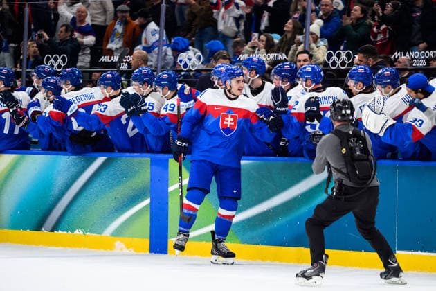 260211 Adam Ruzicka of Slovakia celebrates after 4-1 in the men s Ice hockey, Eishockey game between Slovakia and Finland during day 5 of the 2026 Winter Olympics on February 11, 2026 in Milan. Photo: Carl Sandin BILDBYRAN kod CS CS0869 ishockey ice hockey Olympic Games, Olympische Spiele, Olympia, OS olympics winter olympics os ol olympiska spel vinter-os olympiske leker milano cortina 2026 milan cortina 2026 milano cortina 2026 olympic games milano cortina 2026 winter olympic games milano cortina-os milano cortina-ol vinter-ol 5 bbeng slovakia slovakien finland jubel *** 260211 Adam Ruzicka of Slovakia celebrates after 4 1 in the men s ice hockey game between Slovakia and Finland during day 5 of the 2026 Winter Olympics on February 11, 2026 in Milan Photo Carl Sandin BILDBYRAN kod CS CS0869 ishockey ice hockey olympic games olympics winter olympics os ol olympiska spel vinter os olympiske leker milano cortina 2026 milan cortina 2026 milano cortina 2026 olympic games milano cortina 2026 winter olympic games milano cortina os milano cortina ol vinter ol 5 bbeng slovakia slovakien finland jubel  Copyright: CARLxSANDIN BB260211CS105