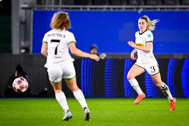 OH Leuven v Arsenal - UEFA Women s Champions League LEUVEN, BELGIUM - FEBRUARY 11 : Everaerts Kim defender of OH Leuven during the UEFA Women s Champions League 2025 26 knockout phase play-off first leg match between OH Leuven Women and Arsenal Women on February 11, 2026 in Leuven, Belgium, 11 02 2026  Copyright: xTomasxSiskx