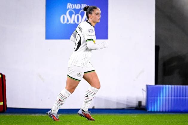 OH Leuven v Arsenal - UEFA Women s Champions League LEUVEN, BELGIUM - FEBRUARY 11 : Kuijpers Jeslynn forward of OH Leuven during the UEFA Women s Champions League 2025 26 knockout phase play-off first leg match between OH Leuven Women and Arsenal Women on February 11, 2026 in Leuven, Belgium, 11 02 2026  Copyright: xTomasxSiskx