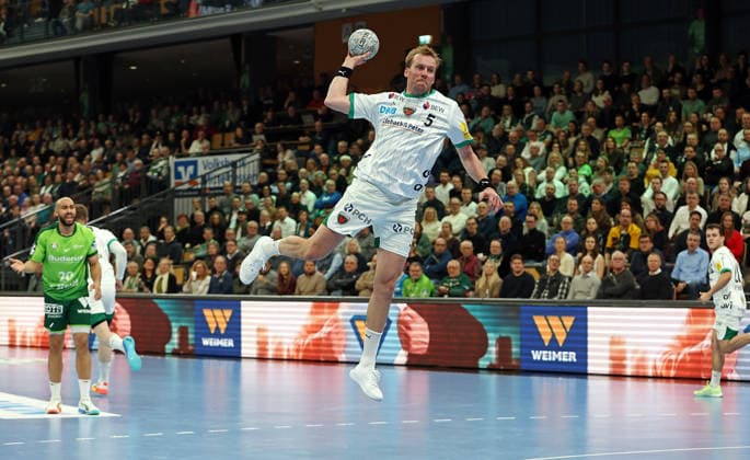 11.02.2026, xovx, Handball Daikin Handball Bundesliga, HSG Wetzlar - Füchse Berlin Mihajlo Marsenic (Füchse Berlin) Wetzlar Buderus-Arena Hessen Deutschland (DE)