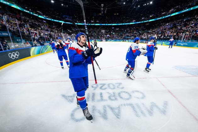 260211 Adam Ruzicka of Slovakia celebrates after the men s Ice hockey, Eishockey game between Slovakia and Finland during day 5 of the 2026 Winter Olympics on February 11, 2026 in Milan. Photo: Carl Sandin BILDBYRAN kod CS CS0869 ishockey ice hockey Olympic Games, Olympische Spiele, Olympia, OS olympics winter olympics os ol olympiska spel vinter-os olympiske leker milano cortina 2026 milan cortina 2026 milano cortina 2026 olympic games milano cortina 2026 winter olympic games milano cortina-os milano cortina-ol vinter-ol 5 bbeng slovakia slovakien finland jubel *** 260211 Adam Ruzicka of Slovakia celebrates after the men s ice hockey game between Slovakia and Finland during day 5 of the 2026 Winter Olympics on February 11, 2026 in Milan Photo Carl Sandin BILDBYRAN kod CS CS0869 ishockey ice hockey olympic games olympics winter olympics os ol olympiska spel vinter os olympiske leker milano cortina 2026 milan cortina 2026 milano cortina 2026 olympic games milano cortina 2026 winter olympic games milano cortina os milano cortina ol vinter ol 5 bbeng slovakia slovakien finland jubel  Copyright: CARLxSANDIN BB260211CS108