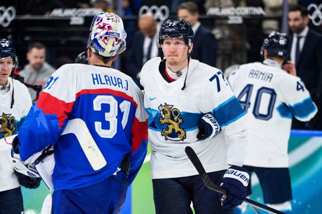 260211 Niko Mikkola of Finland looks dejected after the men s Ice hockey, Eishockey game between Slovakia and Finland during day 5 of the 2026 Winter Olympics on February 11, 2026 in Milan. Photo: Carl Sandin BILDBYRAN kod CS CS0869 ishockey ice hockey Olympic Games, Olympische Spiele, Olympia, OS olympics winter olympics os ol olympiska spel vinter-os olympiske leker milano cortina 2026 milan cortina 2026 milano cortina 2026 olympic games milano cortina 2026 winter olympic games milano cortina-os milano cortina-ol vinter-ol 5 bbeng slovakia slovakien finland depp *** 260211 Niko Mikkola of Finland looks dejected after the men s ice hockey game between Slovakia and Finland during day 5 of the 2026 Winter Olympics on February 11, 2026 in Milan Photo Carl Sandin BILDBYRAN code CS CS0869 ice hockey ice hockey olympic games olympics winter olympics os ol olympiska spel vinter os olympiske leker milano cortina 2026 milan cortina 2026 milano cortina 2026 olympic games milano cortina 2026 winter olympic games milano cortina os milano cortina ol vinter ol 5 bbeng slovakia slovakien finland depp  Copyright: CARLxSANDIN BB260211CS111
