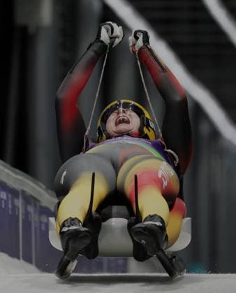 GER Damen Doppelsitzer mit Dajana EITBERGER und Magdalena MATSCHINA (RC Ilmenau SV Bad Feilenbach), 2.Platz, 2nd place. Rodeln Doppelsitzer. Olympische Winterspiele 2026. 11.2.2026, Sliding Center, Cortina, Italien. Quelle Copyright Credit : Oryk HAIST *** GER Womens Doubles with Dajana EITBERGER and Magdalena MATSCHINA RC Ilmenau SV Bad Feilenbach , 2nd place, 2nd place Luge Doubles Olympic Winter Games 2026 11 2 2026, Sliding Center, Cortina, Italy Source Copyright Credit Oryk HAIST xOLY-ROD-LUG05x