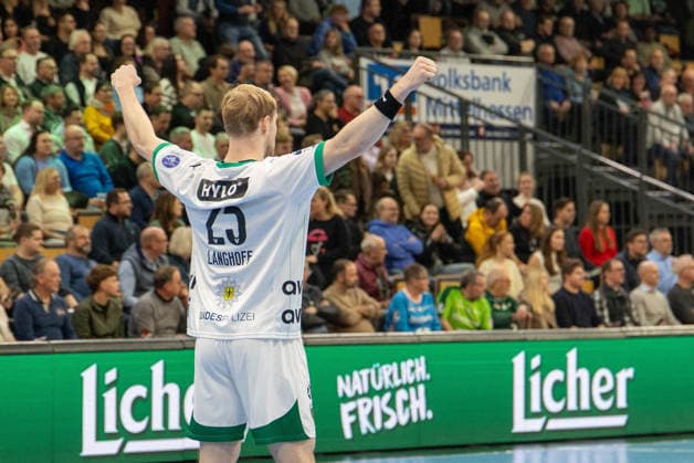 Matthes Langhoff (Fuechse Berlin, 25) jubelt GER, HSG Wetzlar vs Fuechse Berlin, Handball, 1. Bundesliga Herren, 20. Spieltag, Spielzeit 2025 2026, 11.02.2026 GER, HSG Wetzlar vs Fuechse Berlin, Handball, 1. Bundesliga Herren, 20. Spieltag, Spielzeit 2025 2026, 11.02.2026 Wetzlar Copyright: xEibner-Pressefoto GerhardxWingenx EP_GWR