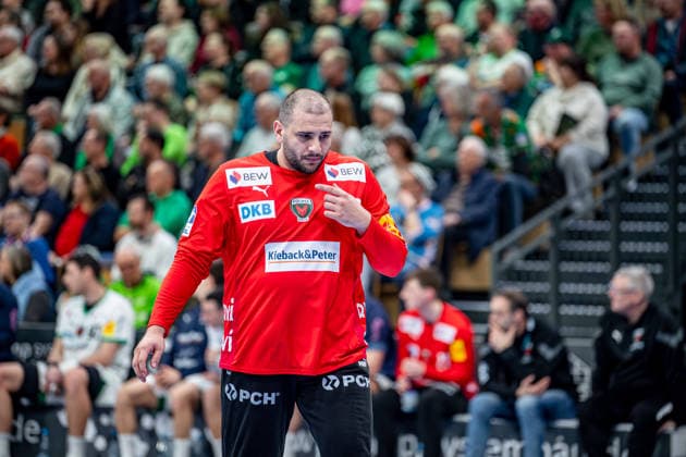 Handball Bundesliga; HSG Wetzlar - Füchse Berlin, 11.02.26 Torwart Dejan Milosavljev (Füchse Berlin, 96) Handball Bundesliga; HSG Wetzlar - Füchse Berlin: Wetzlar, 11.02.26 Copyright: xBEAUTIFULxSPORTS Roeczeyx