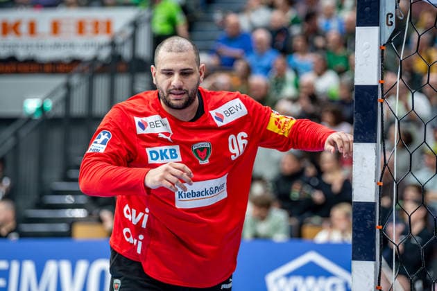 Handball Bundesliga; HSG Wetzlar - Füchse Berlin, 11.02.26 Torwart Dejan Milosavljev (Füchse Berlin, 96) Handball Bundesliga; HSG Wetzlar - Füchse Berlin: Wetzlar, 11.02.26 Copyright: xBEAUTIFULxSPORTS Roeczeyx