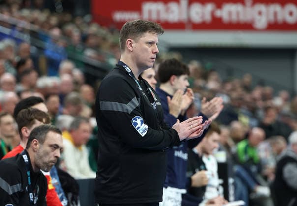 11.02.2026, xovx, Handball Daikin Handball Bundesliga, HSG Wetzlar - Füchse Berlin Trainer Nicolej Krickau (Füchse Berlin) Wetzlar Buderus-Arena Hessen Deutschland (DE)