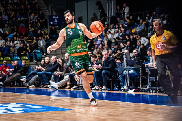 11.02.2026, xhfmx, Basketball easyCredit BBL Bundesliga, Frankfurt Skyliners - VET-CONCEPT Gladiators Trier Behnam Yakhchali Dehkordi (VET-Concept Gladiators Trier) (DFL DFB REGULATIONS PROHIBIT ANY USE OF PHOTOGRAPHS as IMAGE SEQUENCES and or QUASI-VIDEO) Frankfurt am Main