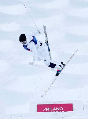 (260211) -- LIVIGNO, Feb. 11, 2026 -- Elizabeth Lemley of the United States competes during the freestyle skiing women s moguls final at the Milan-Cortina 2026 Olympic Winter games, Winterspiele,Spiele, Summer games in Livigno, Italy, Feb. 11, 2026. ) (MICO2026)ITALY-LIVIGNO-OLYMPIC WINTER GAMES-FREESTYLE SKIING WOMEN S MOGULS-FINAL WangxPeng 