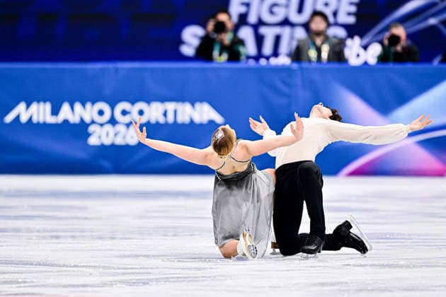 Sofia VAL & Asaf KAZIMOV (ESP), during Ice Dance Free Dance, at the Olympic Winter games, Winterspiele,Spiele, Summer games Milano Cortina 2026, at Milano Ice Skating Arena, on February 11, 2026 in Milan, Italy. Noxthirdxpartyxsales  aflo_319384092
