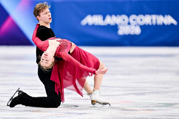 Milla Ruud REITAN & Nikolaj MAJOROV (SWE), during Ice Dance Free Dance, at the Olympic Winter games, Winterspiele,Spiele, Summer games Milano Cortina 2026, at Milano Ice Skating Arena, on February 11, 2026 in Milan, Italy. Noxthirdxpartyxsales  aflo_319384103