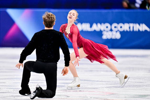Milla Ruud REITAN & Nikolaj MAJOROV (SWE), during Ice Dance Free Dance, at the Olympic Winter games, Winterspiele,Spiele, Summer games Milano Cortina 2026, at Milano Ice Skating Arena, on February 11, 2026 in Milan, Italy. Noxthirdxpartyxsales  aflo_319384114