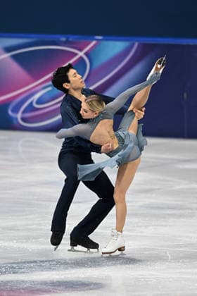 HARRIS Holly CHAN Jason (AUS) during Figure skating, Eiskunstlauf Ice Dance, Olympic Winter games, Winterspiele,Spiele, Summer games Milano-Cortina 2026 in Milan, Italy, February 11 2026  Copyright: xFilippoxTomasi IPAxSportx xipa-agency.netx xx IPA_71329284 IPA_Agency_IPA71329284
