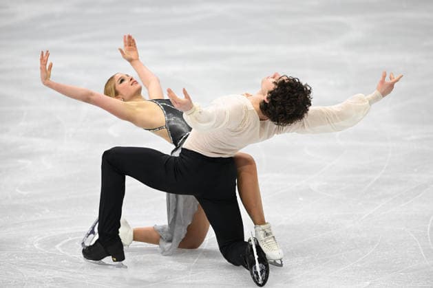 VAL Sofia KAZIMOV Asaf (ESP) during Figure skating, Eiskunstlauf Ice Dance, Olympic Winter games, Winterspiele,Spiele, Summer games Milano-Cortina 2026 in Milan, Italy, February 11 2026  Copyright: xFilippoxTomasi IPAxSportx xipa-agency.netx xx IPA_71329287 IPA_Agency_IPA71329287