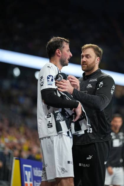 RECORD DATE NOT STATED Szene mit Andreas Wolff (33; THW Kiel) Rhein Neckar Löwen vs THW Kiel
