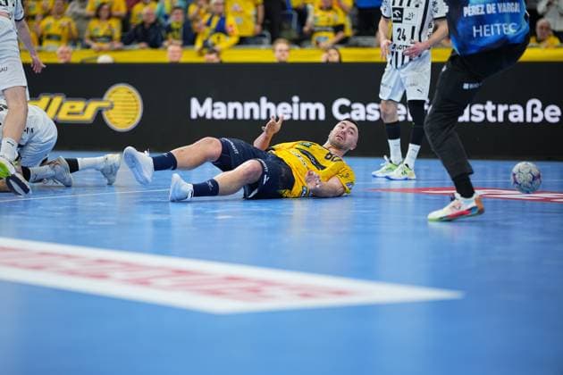 RECORD DATE NOT STATED Szene mit Jannik Kohlbacher (80; Rhein Neckar Löwen) Rhein Neckar Löwen vs THW Kiel
