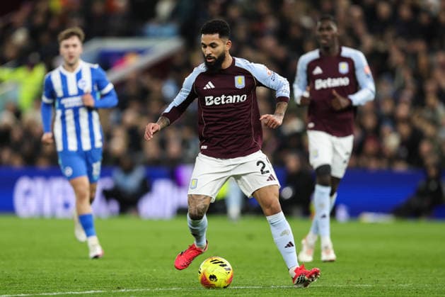 Birmingham, England, 11th February 2026. Douglas Luiz of Aston Villa in action during the Aston Villa vs Brighton and Hove Albion Premier League match at Villa Park, Birmingham. Picture credit should read: Gareth Evans Sportimage EDITORIAL USE ONLY. No use with unauthorised audio, video, data, fixture lists, club league logos or live services. Online in-match use limited to 120 images, no video emulation. No use in betting, games or single club league player publications. SPI_019_GE_AVL_vs_BHA SPI-4521-0019