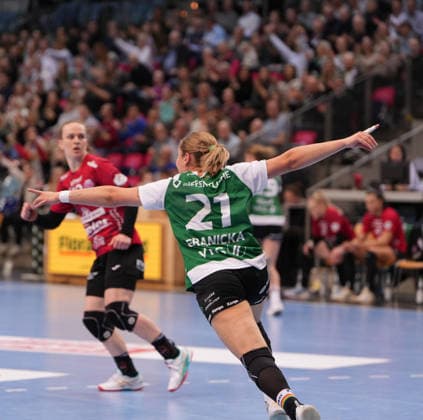 Handball I Frauen I Saison 2025-2026 I 1. HBF I 17. Spieltag I VFL Oldenburg - Thüringer HC I 11.02.2026 Joanna Granicka (21, VfL Oldenburg) Oldenburg Kleine EWE-Arena Niedersachsen Deutschland Copyright: xLobeca JonasxBoningx