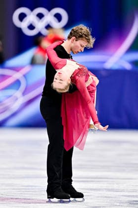 Milla Ruud REITAN & Nikolaj MAJOROV (SWE), during Ice Dance Free Dance, at the Olympic Winter games, Winterspiele,Spiele, Summer games Milano Cortina 2026, at Milano Ice Skating Arena, on February 11, 2026 in Milan, Italy. Noxthirdxpartyxsales  aflo_319386347