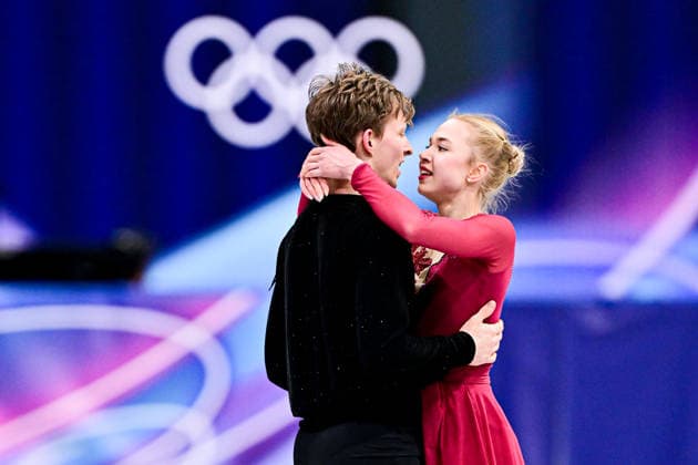 Milla Ruud REITAN & Nikolaj MAJOROV (SWE), during Ice Dance Free Dance, at the Olympic Winter games, Winterspiele,Spiele, Summer games Milano Cortina 2026, at Milano Ice Skating Arena, on February 11, 2026 in Milan, Italy. Noxthirdxpartyxsales  aflo_319386472