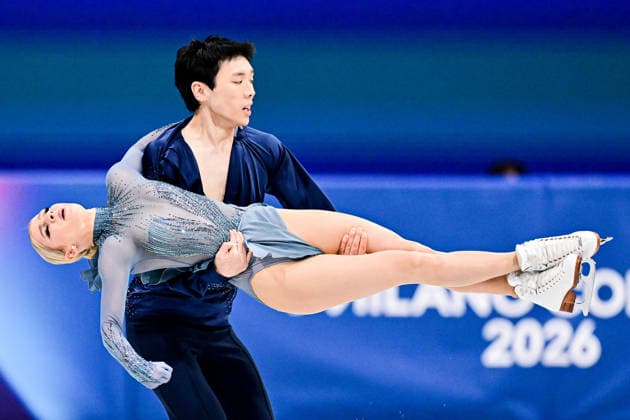 Holly HARRIS & Jason CHAN (AUS), during Ice Dance Free Dance, at the Olympic Winter games, Winterspiele,Spiele, Summer games Milano Cortina 2026, at Milano Ice Skating Arena, on February 11, 2026 in Milan, Italy. Noxthirdxpartyxsales  aflo_319386485