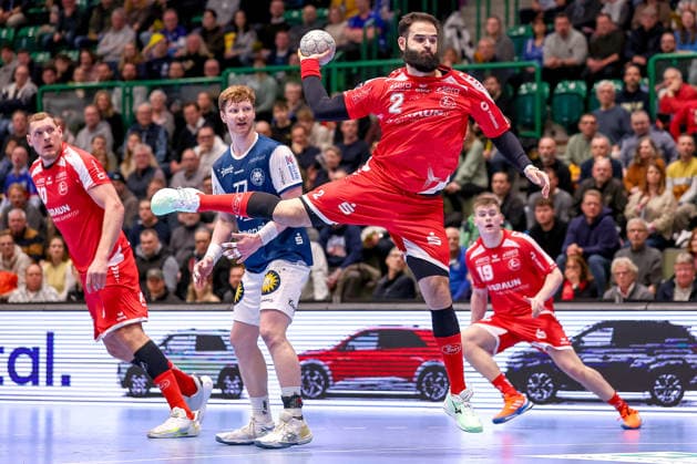 11.02.2026, Handball, 1.HBL, Bergischer HC - MT Melsungen, 20. Spieltag, Uni-Halle Wuppertal: Ruben Marchan (Melsungen 02) wirft den Ball auf das Tor Nordrhein-Westfalen Deutschland