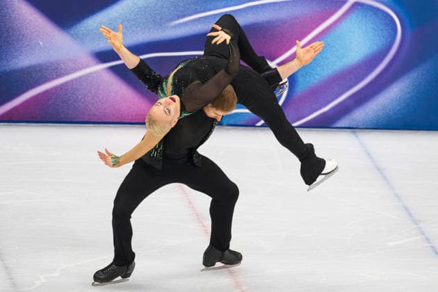 XXV Winter Olympic Games, Olympische Spiele, Olympia, OS in Milan, Italy, on February 11, 2026. Natalie Taschlerova and Filip Taschler of Czech Republic ccompete during the Ice dancing, Eistanzen free skate in Figure skating, Eiskunstlauf (CTKxPhoto MichalxKamaryt) CTKPhotoP2026021110708  CTKPhotoP2026021110708