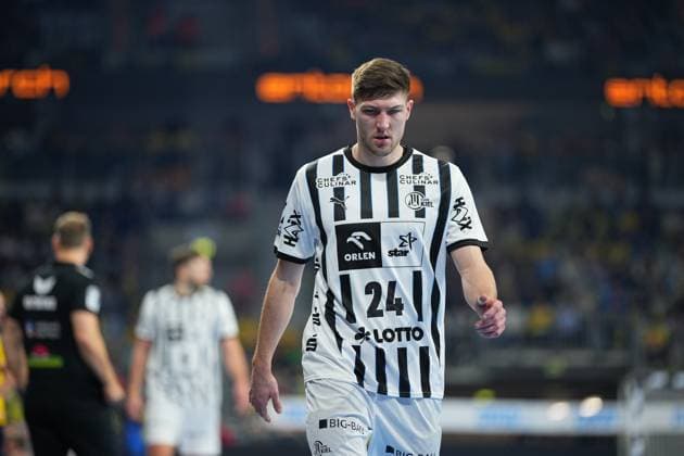 RECORD DATE NOT STATED Szene mit Lukas Zerbe (24; THW Kiel) Rhein Neckar Löwen vs THW Kiel