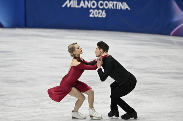 LKS 20260211 Juulia Turkkila and Matthias Versluis of Finland perform during the Figure skating, Eiskunstlauf Ice Dance - Free Skating program in Milano Santagiulia Ice hockey, Eishockey Arena at the Milano Cortina Winter Olympics on February 11, 2026. - EMMI KORHONEN Milan Italy zhdVYn-V2iw  Copyright: xEmmixKorhonenx zhdVYn-V2iw