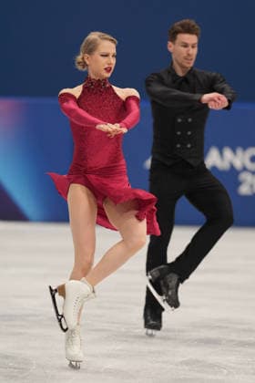 February 11, 2026, Milan, Lombardy, Italy: FinlandÃ¢â‚¬â ¢s JUULIA TURKKILA and MATTHIAS VERSLUIS compete in Figure skating, Eiskunstlauf Ice Dance Wednesday at the Milano Ice Skating Arena during this Mlano Cortina 2026 Olympics. Milan Italy - ZUMAa35_ 20260211_oly_a35_016 Copyright: xDanielxA.xAndersonx