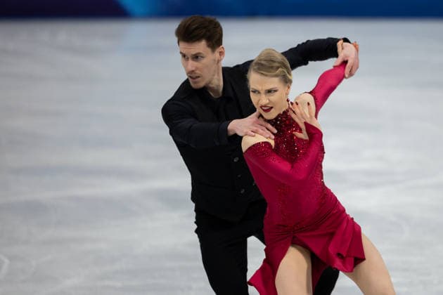 February 11, 2026, Milano, Lombardy, Italy: Matthias Versluis and Juulia Turkkila of Finland perform in the Figure skating, Eiskunstlauf Ice dancing, Eistanzen Free program during the 2026 Winter Olympics at the Milano Ice Skating Arena on Wednesday in Milano. Milano Italy - ZUMAj89_ 20260211_oly_j89_005 Copyright: xPaulxKitagakixJr.x