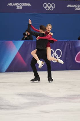 February 11, 2026, Milan, Lombardy, Italy: FinlandÃ¢â‚¬â ¢s JUULIA TURKKILA and MATTHIAS VERSLUIS compete in Figure skating, Eiskunstlauf Ice Dance Wednesday at the Milano Ice Skating Arena during this Mlano Cortina 2026 Olympics. Olympics 2026: Milano Cortina: Figure Skating MenÃ¢â‚¬â ¢S & Women S ICE DANCE  - ZUMAa35_ 20260211_oly_a35_025 Copyright: xDanielxA.xAndersonx