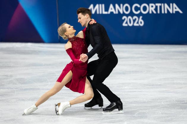 February 11, 2026, Milano, Lombardy, Italy: Matthias Versluis and Juulia Turkkila of Finland perform in the Figure skating, Eiskunstlauf Ice dancing, Eistanzen Free program during the 2026 Winter Olympics at the Milano Ice Skating Arena on Wednesday in Milano. Milano Italy - ZUMAj89_ 20260211_oly_j89_004 Copyright: xPaulxKitagakixJr.x