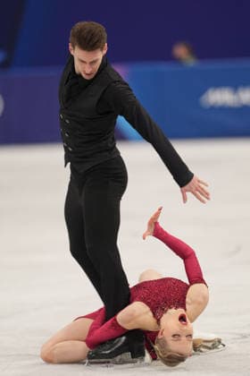 February 11, 2026, Milan, Lombardy, Italy: FinlandÃ¢â‚¬â ¢s JUULIA TURKKILA and MATTHIAS VERSLUIS compete in Figure skating, Eiskunstlauf Ice Dance Wednesday at the Milano Ice Skating Arena during this Mlano Cortina 2026 Olympics. Olympics 2026: Milano Cortina: Figure Skating MenÃ¢â‚¬â ¢S & Women S ICE DANCE  - ZUMAa35_ 20260211_oly_a35_036 Copyright: xDanielxA.xAndersonx