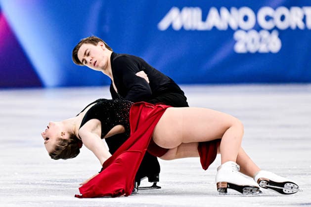 Katerina MRAZKOVA & Daniel MRAZEK (CZE), during Ice Dance Free Dance, at the Olympic Winter games, Winterspiele,Spiele, Summer games Milano Cortina 2026, at Milano Ice Skating Arena, on February 11, 2026 in Milan, Italy. Noxthirdxpartyxsales  aflo_319388474