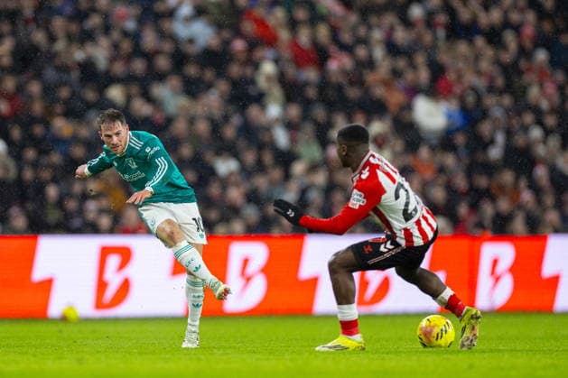 Football - FA Premier League - Sunderland AFC v Liverpool FC SUNDERLAND, ENGLAND - Wednesday, February 11, 2026: Liverpool s Alexis Mac Allister during the FA Premier League match between Sunderland AFC and Liverpool FC at the Stadium of Light. (Photo by David Rawcliffe Propaganda) SUNDERLAND Stadium of Light TYNE AND WEAR ENGLAND  Copyright: xDavidxRawcliffex P2026-02-11-Sunderland_Liverpool-63
