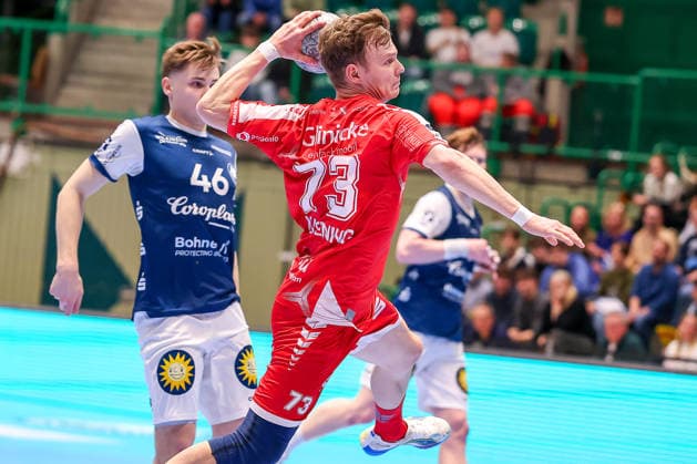 11.02.2026, Handball, 1.HBL, Bergischer HC - MT Melsungen, 20. Spieltag, Uni-Halle Wuppertal: Timo Kastening (Melsungen 73) wirft den Ball auf das Tor Nordrhein-Westfalen Deutschland