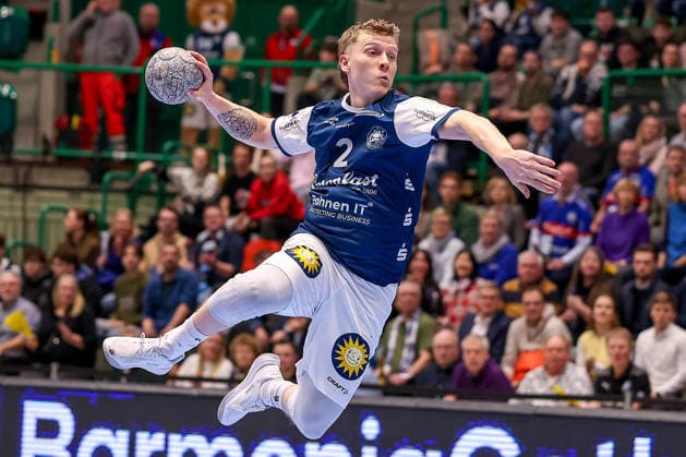 11.02.2026, Handball, 1.HBL, Bergischer HC - MT Melsungen, 20. Spieltag, Uni-Halle Wuppertal: Noah Beyer (BHC 02) wirft den Ball auf das Tor Nordrhein-Westfalen Deutschland