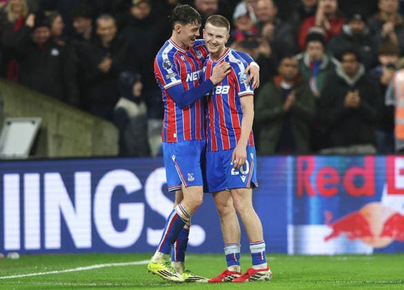 11th February 2026; Selhurst Park, Selhurst, London, England; Premier League Football, Crystal Palace versus Burnley; Jorgen Strand Larsen of Crystal Palace scores and celebrates in the 33rd minute for 2-0  IanxStephen Content restricted for UK based newspaper