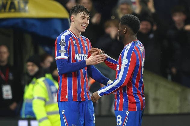 11th February 2026; Selhurst Park, Selhurst, London, England; Premier League Football, Crystal Palace versus Burnley; Jorgen Strand Larsen of Crystal Palace scores and celebrates in the 33rd minute for 2-0  IanxStephen Content restricted for UK based newspaper