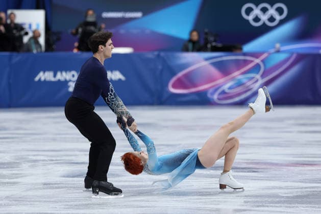 Evgeniia Lopareva Geoffrey Brissaud (FRA) during the Olympic Winter games, Winterspiele,Spiele, Summer games Milano-Cortina 2026, Figure skating, Eiskunstlauf Ice Dance on February 11, 2026 at Milano Ice Skating Arena in Milan  Copyright: xFabrizioxCarabelli IPAxSportx xipa-agency.netx xx IPA_71332962 IPA_Agency_IPA71332962