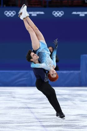 Evgeniia Lopareva Geoffrey Brissaud (FRA) during the Olympic Winter games, Winterspiele,Spiele, Summer games Milano-Cortina 2026, Figure skating, Eiskunstlauf Ice Dance on February 11, 2026 at Milano Ice Skating Arena in Milan  Copyright: xFabrizioxCarabelli IPAxSportx xipa-agency.netx xx IPA_71332966 IPA_Agency_IPA71332966