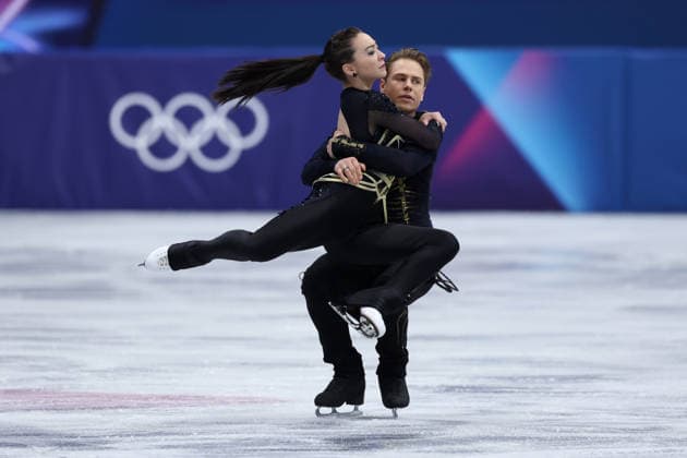 Allison Reed Saulius Ambrulevicius (LTU) during the Olympic Winter games, Winterspiele,Spiele, Summer games Milano-Cortina 2026, Figure skating, Eiskunstlauf Ice Dance on February 11, 2026 at Milano Ice Skating Arena in Milan  Copyright: xFabrizioxCarabelli IPAxSportx xipa-agency.netx xx IPA_71333135 IPA_Agency_IPA71333135