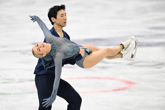 GIOCHI OLIMPICI - Olimpiadi Invernali Milano-Cortina 2026 - Figure skating, Eiskunstlauf Ice Dance HARRIS Holly CHAN Jason (AUS) during Figure Skating Ice Dance, Olympic Winter games, Winterspiele,Spiele, Summer games Milano-Cortina 2026 in Milan, Italy, February 11 2026 Cortina D Ampezzo Italy  Copyright: xIPAxSport ABACAx