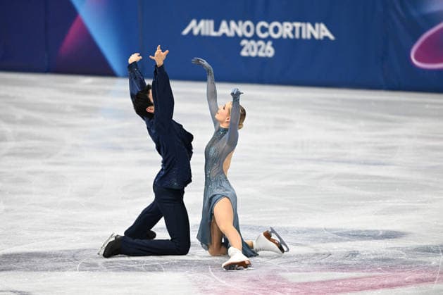 GIOCHI OLIMPICI - Olimpiadi Invernali Milano-Cortina 2026 - Figure skating, Eiskunstlauf Ice Dance HARRIS Holly CHAN Jason (AUS) during Figure Skating Ice Dance, Olympic Winter games, Winterspiele,Spiele, Summer games Milano-Cortina 2026 in Milan, Italy, February 11 2026 Cortina D Ampezzo Italy  Copyright: xIPAxSport ABACAx