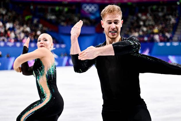 Natalie TASCHLEROVA & Filip TASCHLER (CZE), during Ice Dance Free Dance, at the Olympic Winter games, Winterspiele,Spiele, Summer games Milano Cortina 2026, at Milano Ice Skating Arena, on February 11, 2026 in Milan, Italy. Noxthirdxpartyxsales  aflo_319395448
