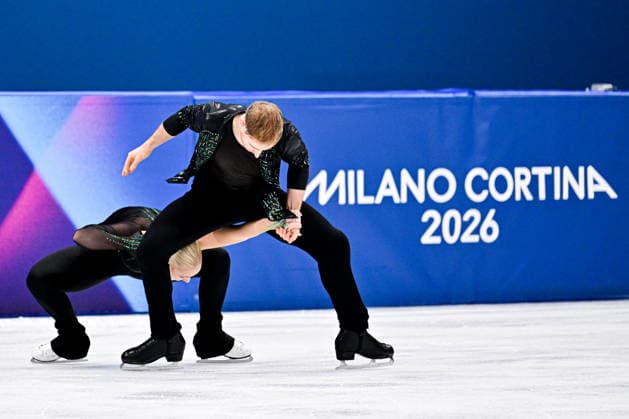 Natalie TASCHLEROVA & Filip TASCHLER (CZE), during Ice Dance Free Dance, at the Olympic Winter games, Winterspiele,Spiele, Summer games Milano Cortina 2026, at Milano Ice Skating Arena, on February 11, 2026 in Milan, Italy. Noxthirdxpartyxsales  aflo_319395450